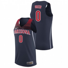 Men's Arizona Wildcats #0 Navy Josh Green College Basketball Replica Jersey