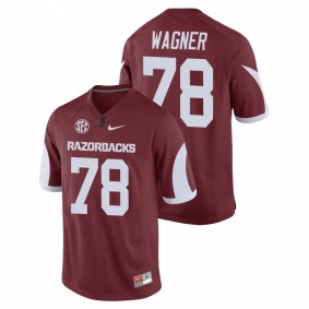 Men's Arkansas Razorbacks Dalton Wagner Cardinal Game Replica Football Nike Jersey