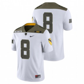 Men's Army Black Knights Kelvin Hopkins Jr. White 1st Cavalry Division Limited Edition Jersey