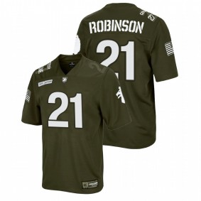 Men's Army Black Knights Tyrell Robinson #21 Olive Rivalry Replica Jersey