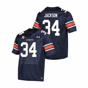 Men's Auburn Tigers Bo Jackson Navy Under Armour Premier Football Jersey