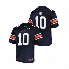 Men's Auburn Tigers Bo Nix Navy Under Armour Replica Football Jersey