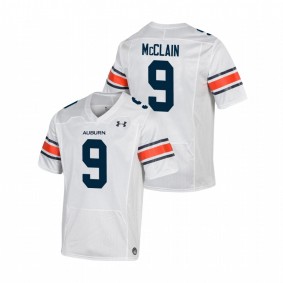 Men's Auburn Tigers Zakoby McClain White Under Armour Replica Football Jersey