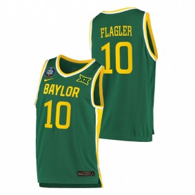 Adam Flagler Baylor Bears 2021 Green March Madness Final Four Basketball Jersey