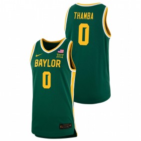 Baylor Bears Flo Thamba Green Replica Basketball Jersey