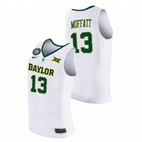 Jackson Moffatt Baylor Bears 2021 White Final Four Basketball Jersey