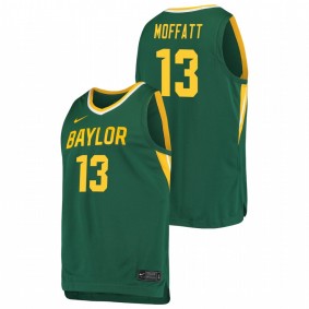 Jackson Moffatt BAYLOR BEARS 2021 Green Basketball Replica Jersey