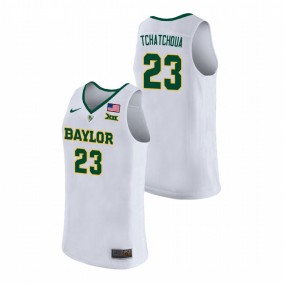 Baylor Bears Jonathan Tchamwa Tchatchoua White Replica Basketball Jersey