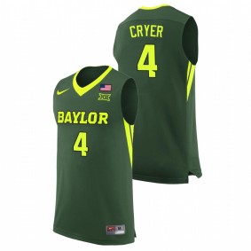 Baylor Bears L.J. Cryer Green College Basketball Replica Jersey