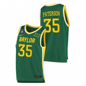 Mark Paterson Baylor Bears 2021 Green March Madness Final Four Basketball Jersey