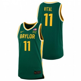 Baylor Bears Mark Vital Green Replica Basketball Jersey