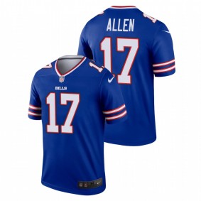 Men's Buffalo Bills Josh Allen #17 Royal Legend Jersey