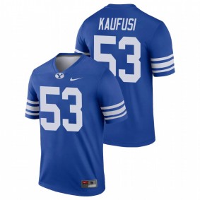 Men's BYU Cougars Isaiah Kaufusi Royal College Football Alumni Legend Nike Jersey