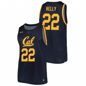 Men's California Golden Bears 2019-20 #22 Navy Andre Kelly College Basketball Replica Jersey