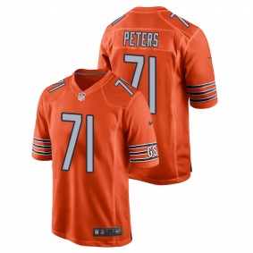 Jason Peters Chicago Bears Men's Orange Game Jersey