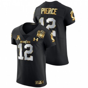 Men's Cincinnati Bearcats Alec Pierce Black 2021 Peach Bowl Golden Edition Jersey