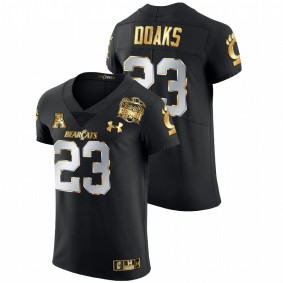 Men's Cincinnati Bearcats Gerrid Doaks Black 2021 Peach Bowl Golden Edition Jersey