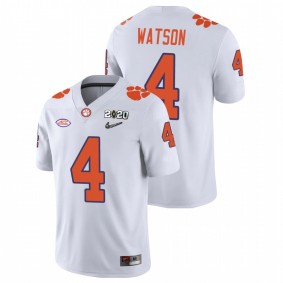 Men's Clemson Tigers Deshaun Watson White College Football Playoff Game Jersey