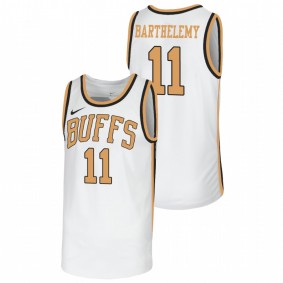 Men's Colorado Buffaloes #11 White Keeshawn Barthelemy Sox Walseth-Era Throwback Jersey