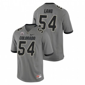 Men's Colorado Buffaloes Terrance Lang Gray College Football Alternate Game Nike Jersey