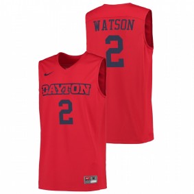 Men's Dayton Flyers Ibi Watson #2 Red College Basketball Jersey