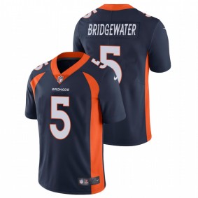 Men's Denver Broncos Teddy Bridgewater Navy Vapor Limited Jersey