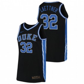 Christian Laettner Duke Blue Devils 2019-20 Black Replica College Basketball Jersey