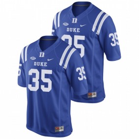 Men's Duke Blue Devils Dorian Mausi Royal Replica Game Football Nike Jersey