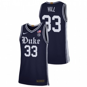 Grant Hill Duke Blue Devils Navy Alternate Brotherhood Nike Jersey