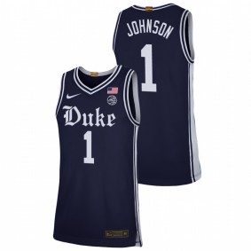 Jalen Johnson Duke Blue Devils Navy Alternate Brotherhood Nike Jersey