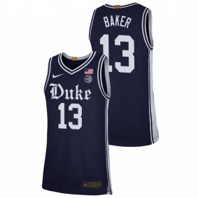 Joey Baker Duke Blue Devils Navy Alternate Brotherhood Nike Jersey