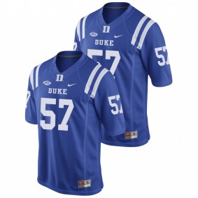 Men's Duke Blue Devils John Taylor Royal Replica Game Football Nike Jersey