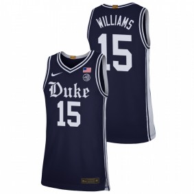 Mark Williams Duke Blue Devils Navy Alternate Brotherhood Nike Jersey