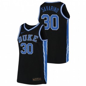 Michael Savarino Duke Blue Devils 2019-20 Black Replica College Basketball Jersey