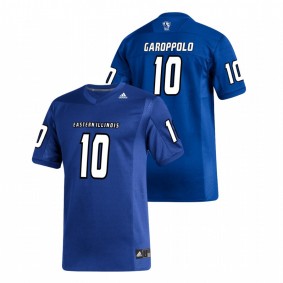 Men's Eastern Illinois Panthers #10 Royal Jimmy Garoppolo Replica Alumni Football Jersey