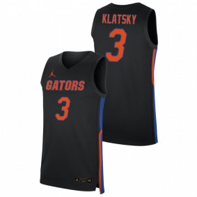 Alex Klatsky Florida Gators 2019-20 Black Replica College Basketball Jersey