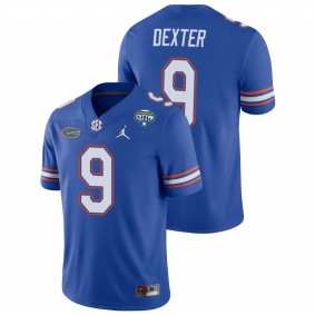 Men's Florida Gators Gervon Dexter Royal 2020 Cotton Bowl Game Jersey