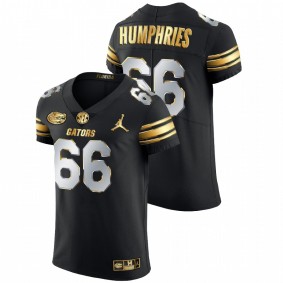 Men's Florida Gators Jaelin Humphries Black Golden Edition Authentic Jersey