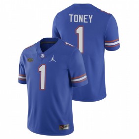 Men's Florida Gators Kadarius Toney Royal Game College Football Jersey