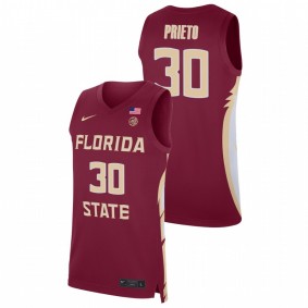 Florida State Seminoles Harrison Prieto 2021 Red Basketball Replica Jersey