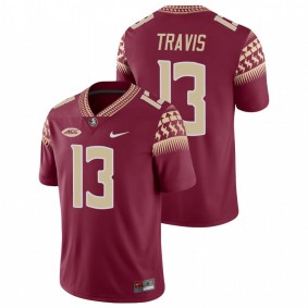 Men's Florida State Seminoles Jordan Travis Garnet Game College Football Nike Jersey