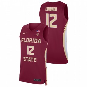 Florida State Seminoles Justin Lindner 2021 Red Basketball Replica Jersey