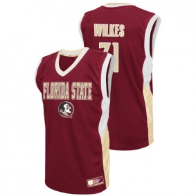 Male Florida State Seminoles College Basketball #31 Red Wyatt Wilkes Fadeaway Jersey