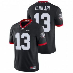 Men's Georgia Bulldogs Azeez Ojulari Black Game College Football Jersey