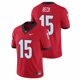 Men's Georgia Bulldogs Carson Beck Red Limited Jersey