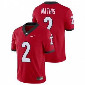 Men's Georgia Bulldogs D'Wan Mathis Red College Football Alumni Player Jersey