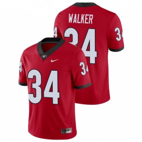 Men's Georgia Bulldogs Herchel Walker Red College Football Alumni Player Jersey