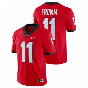 Men's Georgia Bulldogs Jake Fromm #11 Red College Football Alumni Player Jersey