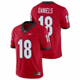 Men's Georgia Bulldogs JT Daniels Red College Football Alumni Player Jersey