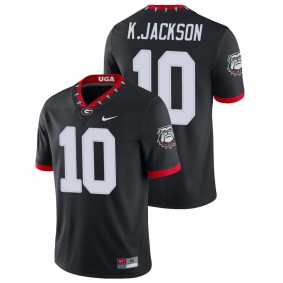 Men's Georgia Bulldogs Kearis Jackson Black College Football Alternate Game Jersey